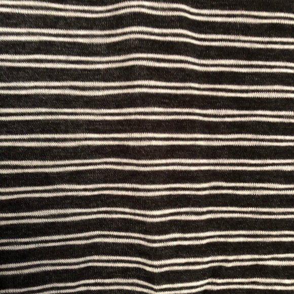 LOFT black and white striped longsleeve T-shirt - Picture 2 of 5